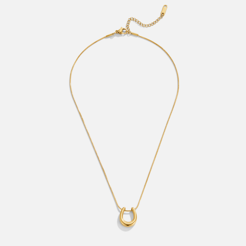 Golden Horseshoe Necklace