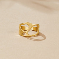 Golden Dream Hollow Ring