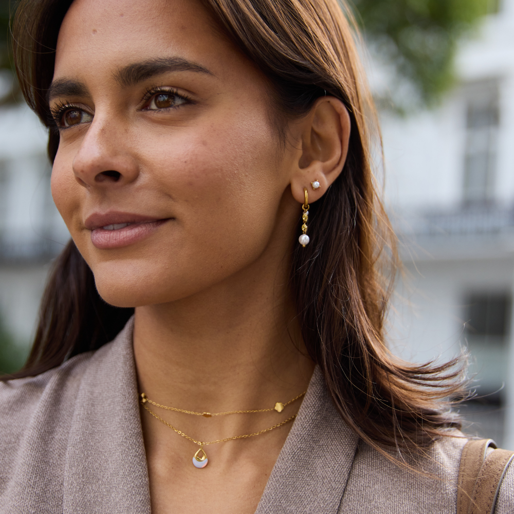 Rini Pearl Tassel Earrings