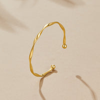 Twisted Imari Gold Bangle