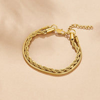 Twisted Leila Layered Bracelet - Beautiful Earth Boutique