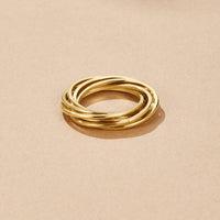 Twisted Mia Gold Ring