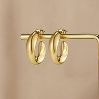 Twisted Sarah Hoop Earrings - Beautiful Earth Boutique