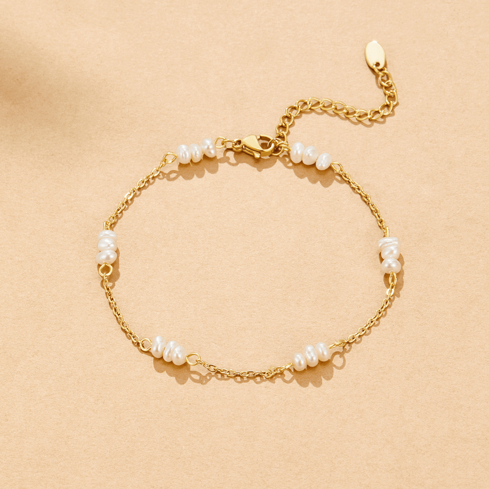 Alena Pearl Anklet - Beautiful Earth Boutique