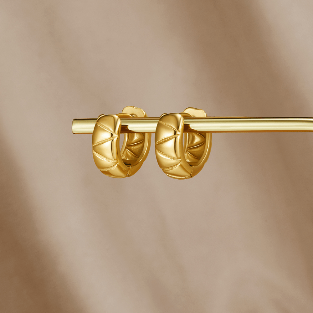 Allison Chunky Hoop Earrings - Beautiful Earth Boutique