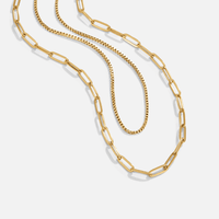 Amanda Layered Gold Chain Necklace - Beautiful Earth Boutique