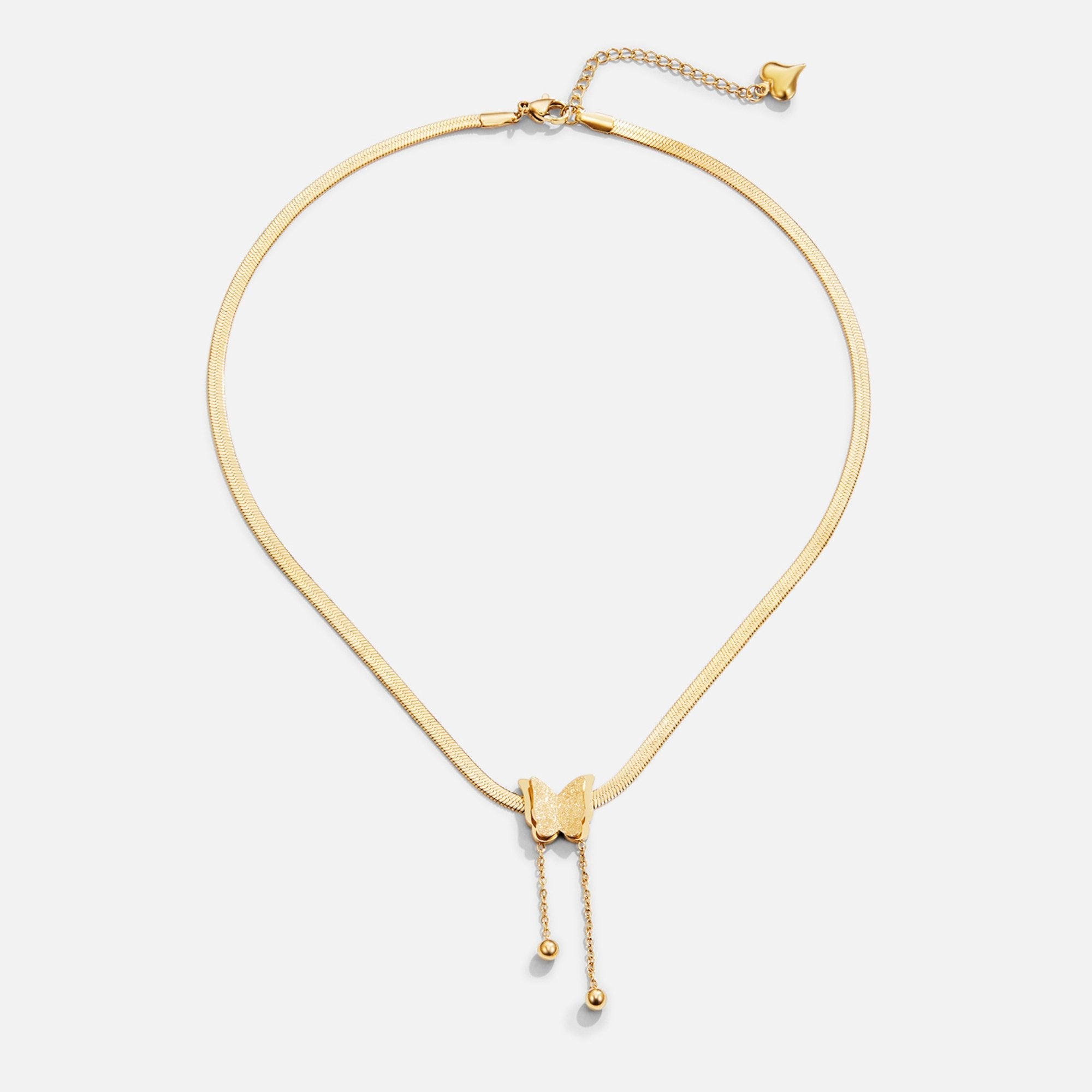 Amelie Gold Butterfly Necklace - Beautiful Earth Boutique
