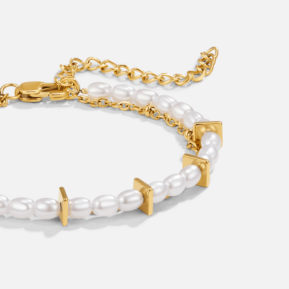 Aria Layered Pearl Bracelet - Beautiful Earth Boutique