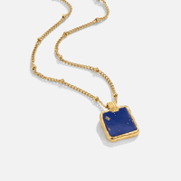 Astoria Blue Stone Pendant Necklace - Beautiful Earth Boutique
