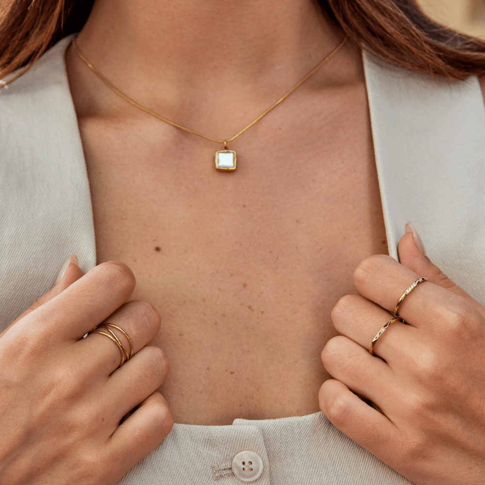 Astrid 18K Gold Stack Ring - Beautiful Earth Boutique