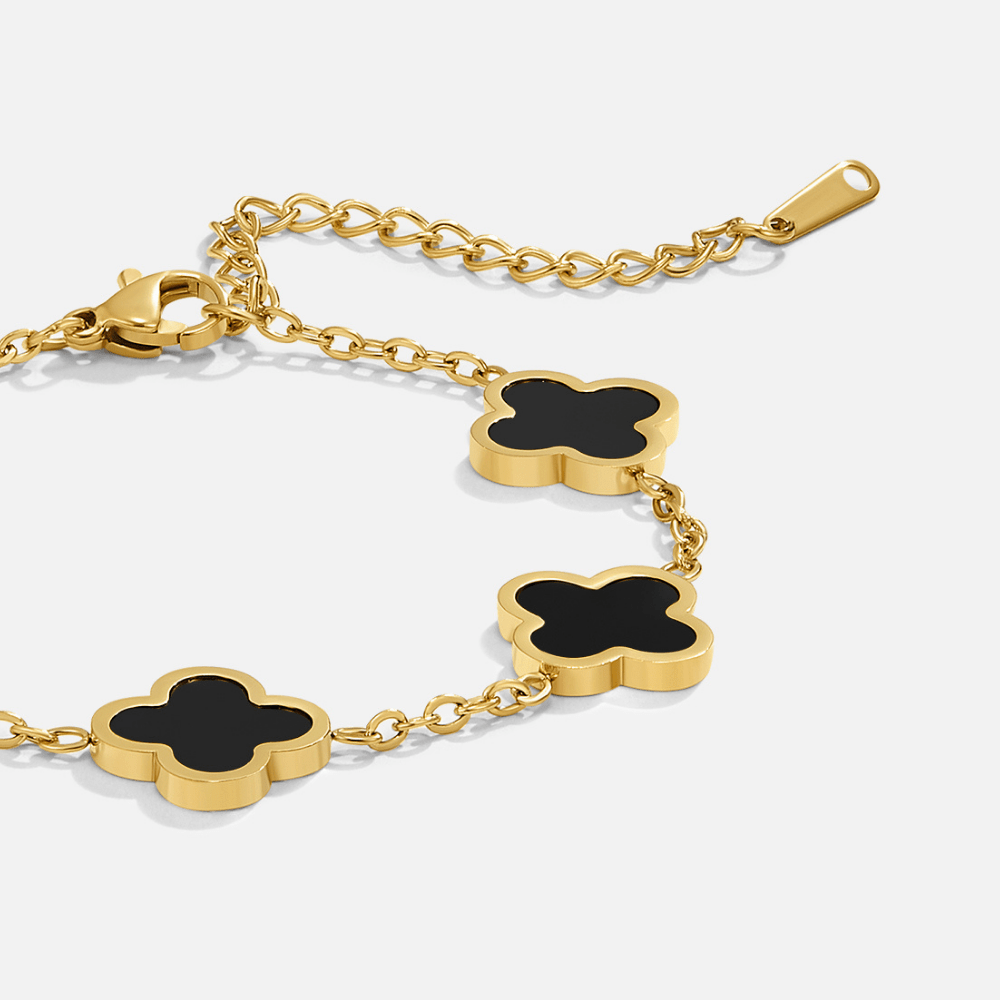Black Clover Bracelet - Beautiful Earth Boutique