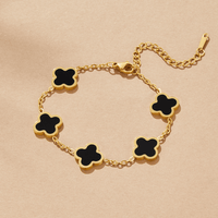 Black Clover Bracelet - Beautiful Earth Boutique