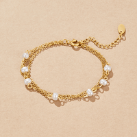 Callie Layered Pearl Bracelet - Beautiful Earth Boutique