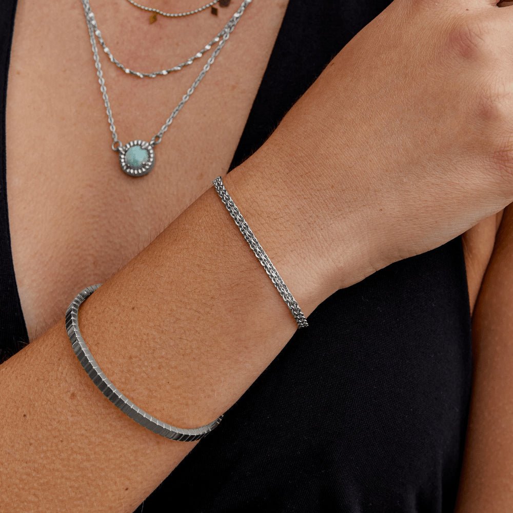 Capri Silver Chain Bracelet - Beautiful Earth Boutique