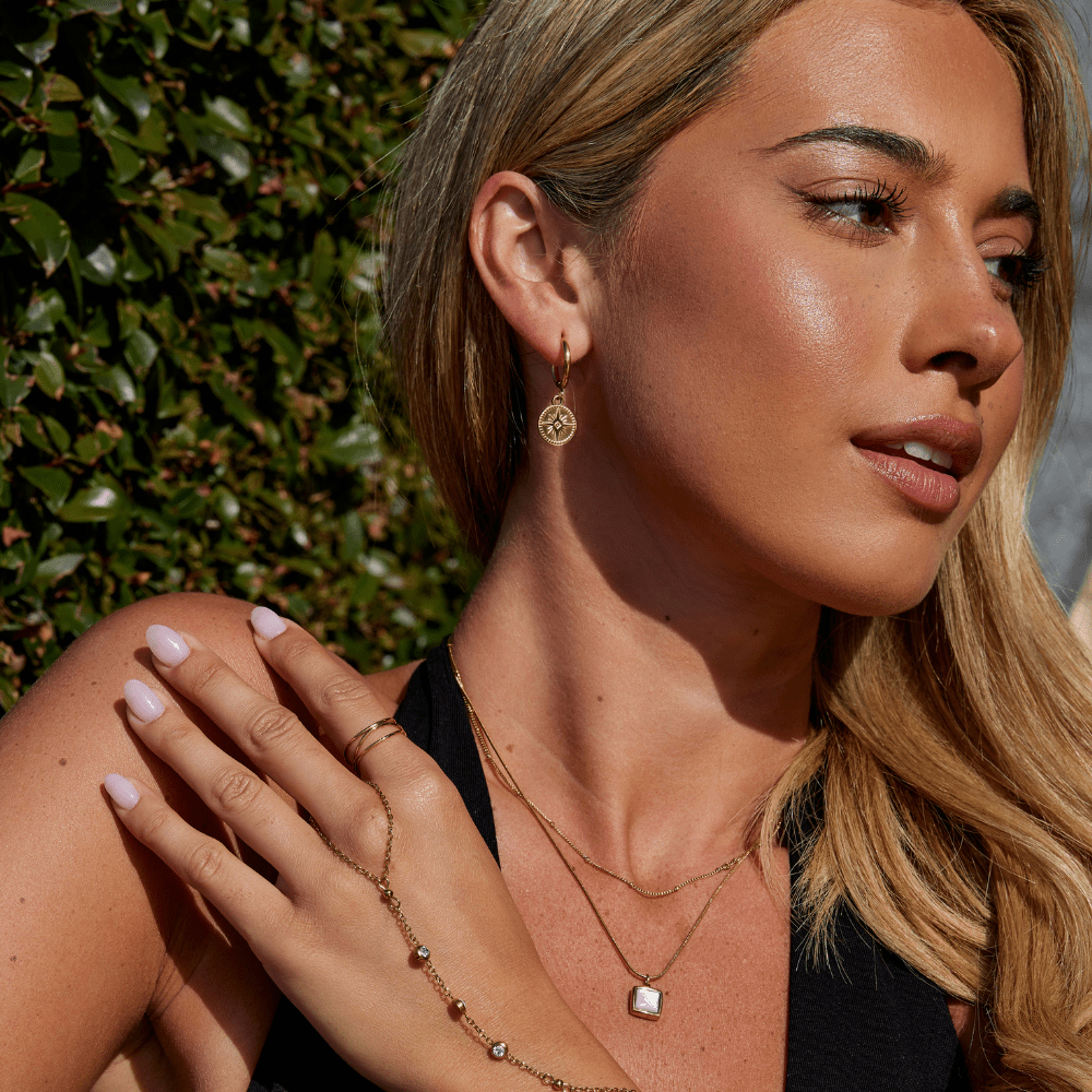 Celestial Gold Coin Earrings - Beautiful Earth Boutique