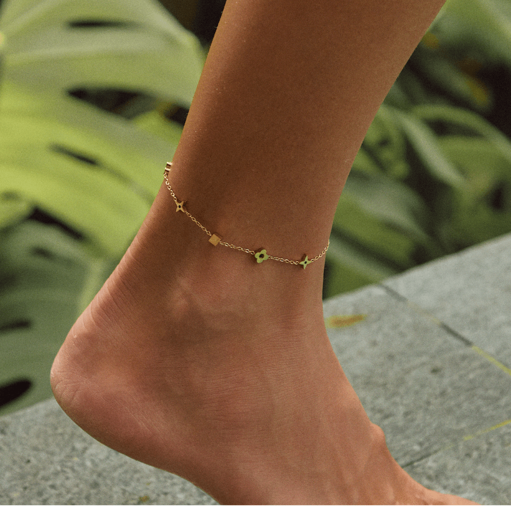 Charlie Gold Anklet - Beautiful Earth Boutique