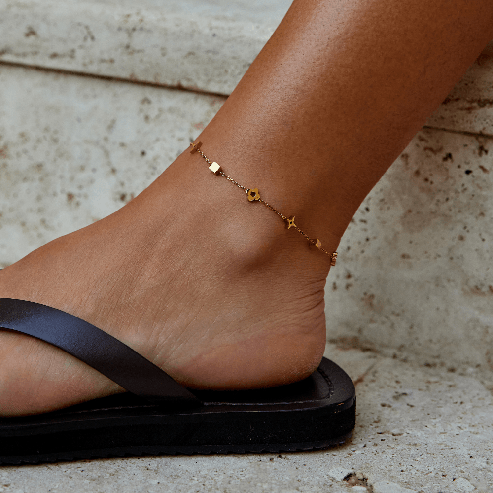 Charlie Gold Anklet - Beautiful Earth Boutique