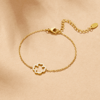 Crystal Clover Leaf Bracelet - Beautiful Earth Boutique