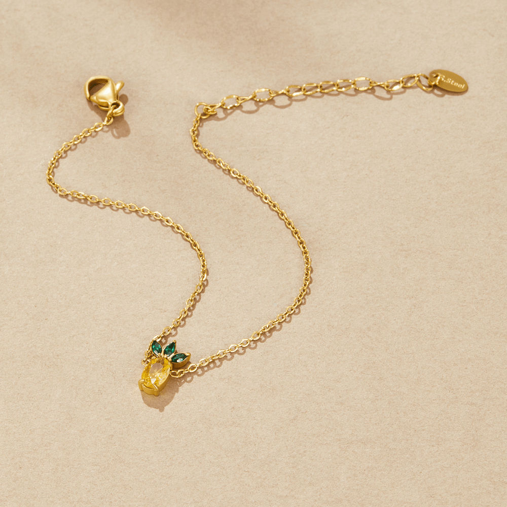 Crystal Pineapple Bracelet - Beautiful Earth Boutique