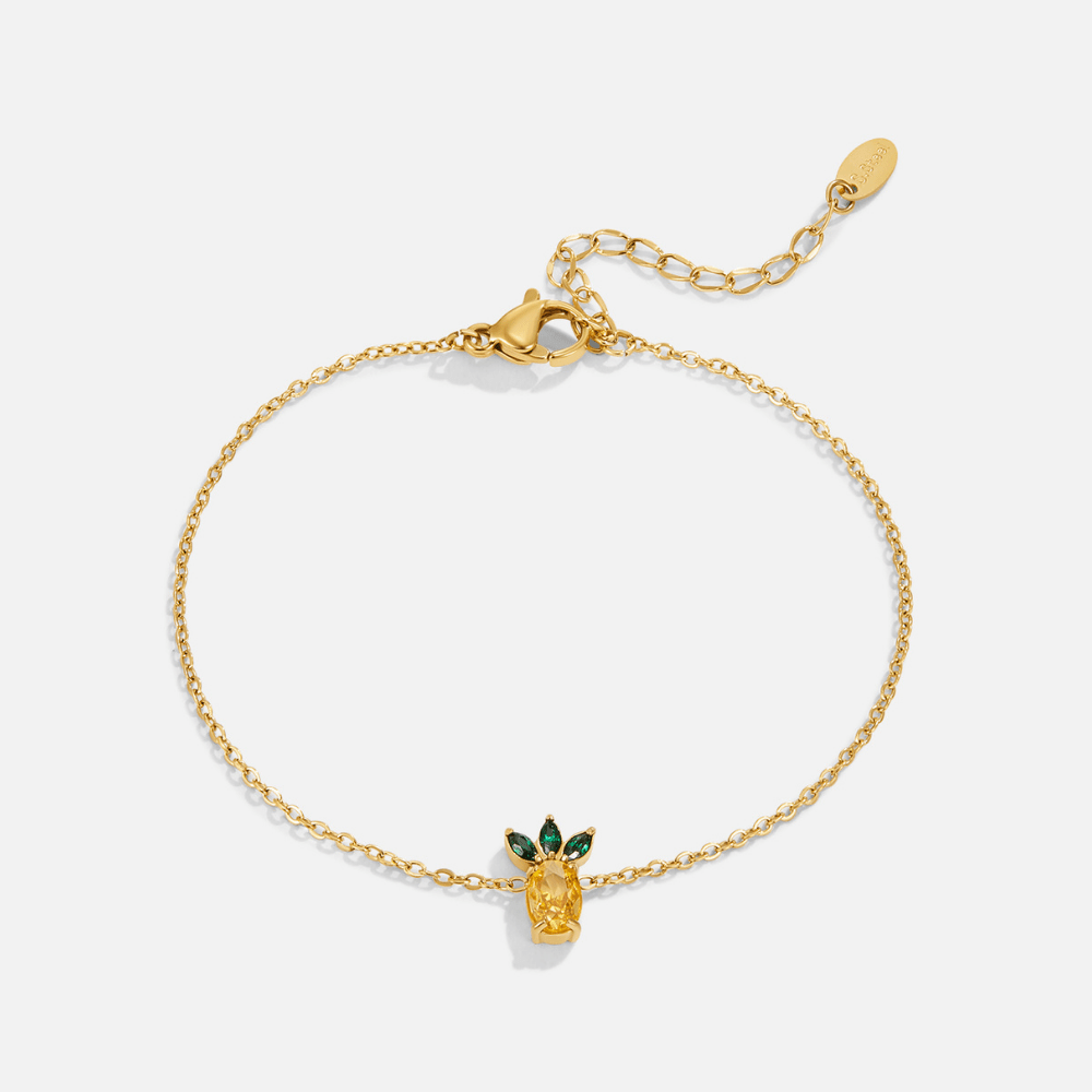 Crystal Pineapple Bracelet - Beautiful Earth Boutique