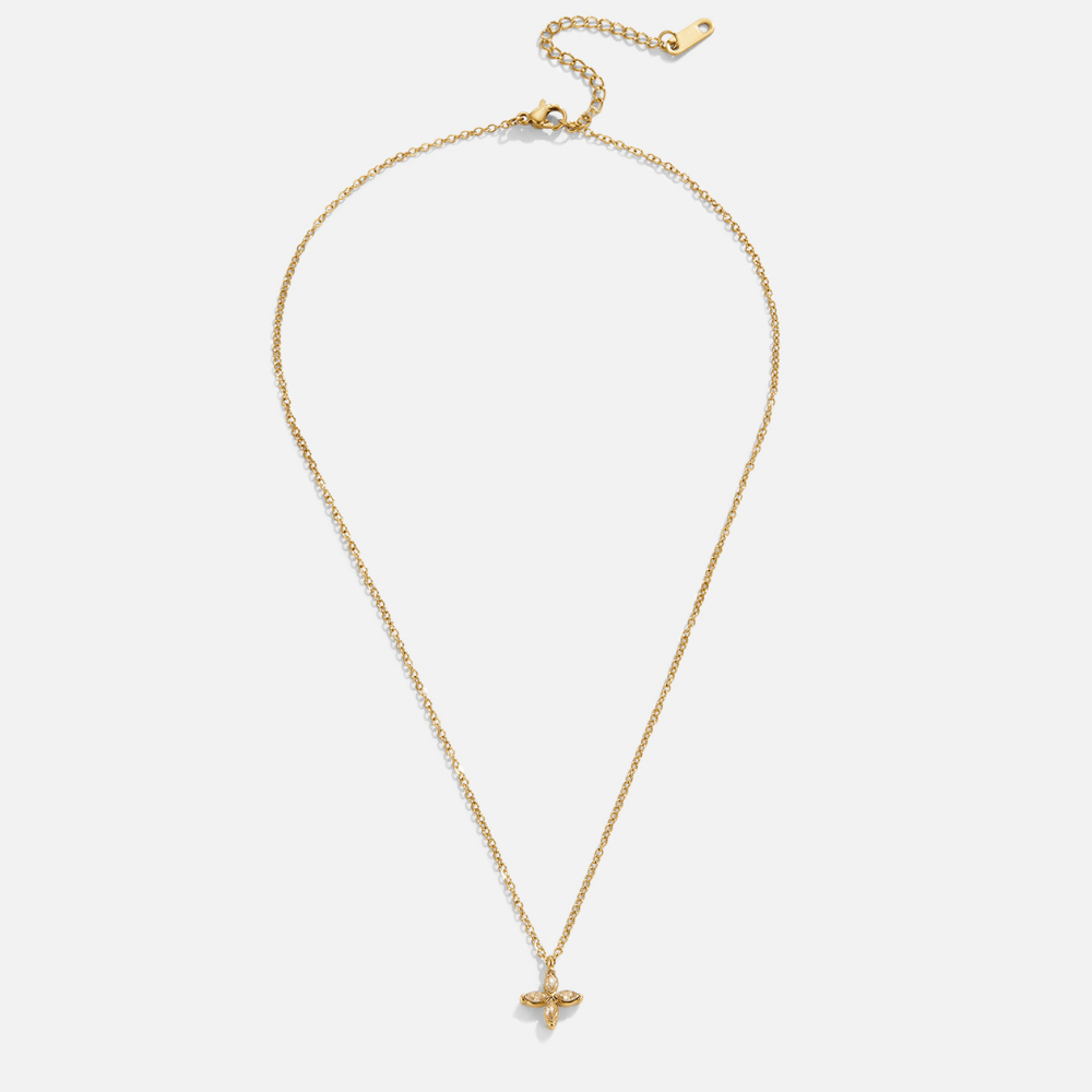 Elowyn Crystal Petal Necklace - Beautiful Earth Boutique