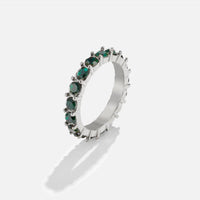 Emerald Beauty Silver Crystal Ring - Beautiful Earth Boutique