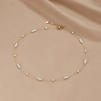 Gigi Pearl Choker Necklace - Beautiful Earth Boutique
