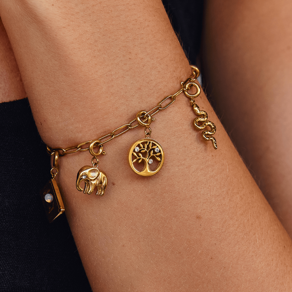 Golden Tree Of Life Charm - Beautiful Earth Boutique