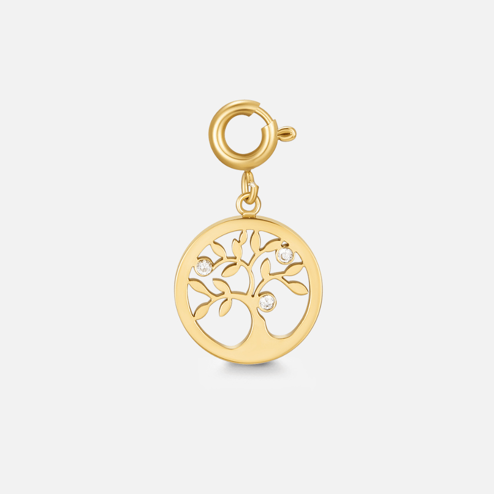 Golden Tree Of Life Charm - Beautiful Earth Boutique