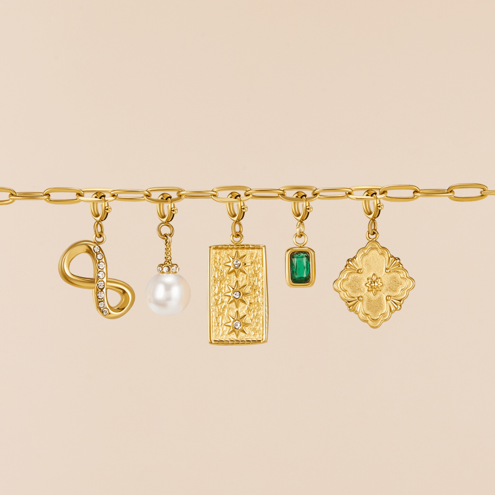 Green Emerald Crystal Charm - Beautiful Earth Boutique