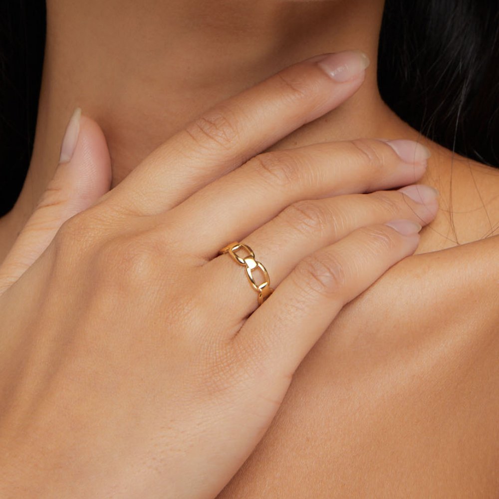 Isabella Chain Ring - Beautiful Earth Boutique