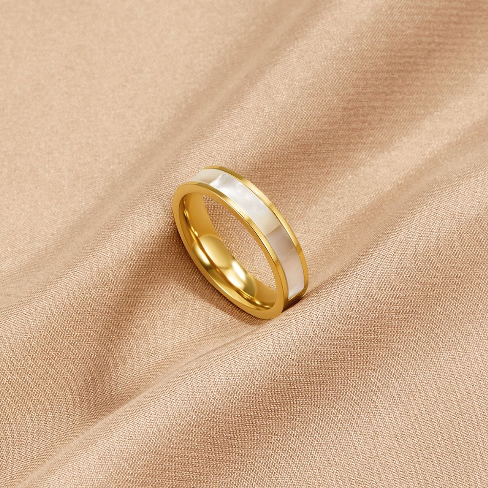 Ivory Pearl Gold Ring - Beautiful Earth Boutique