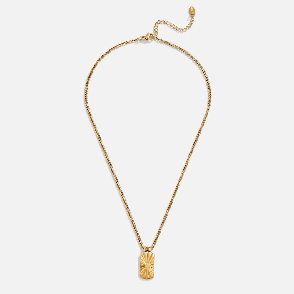 Kiya Gold Pendant Necklace - Beautiful Earth Boutique