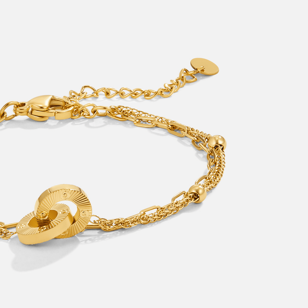 Layered Eternity Loop Bracelet - Beautiful Earth Boutique