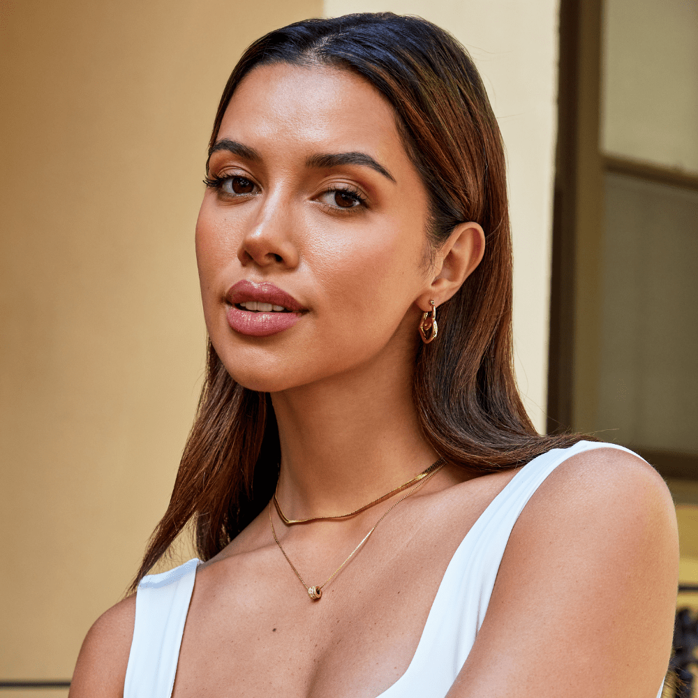 Lira Twisted Heart Hoop Earrings - Beautiful Earth Boutique