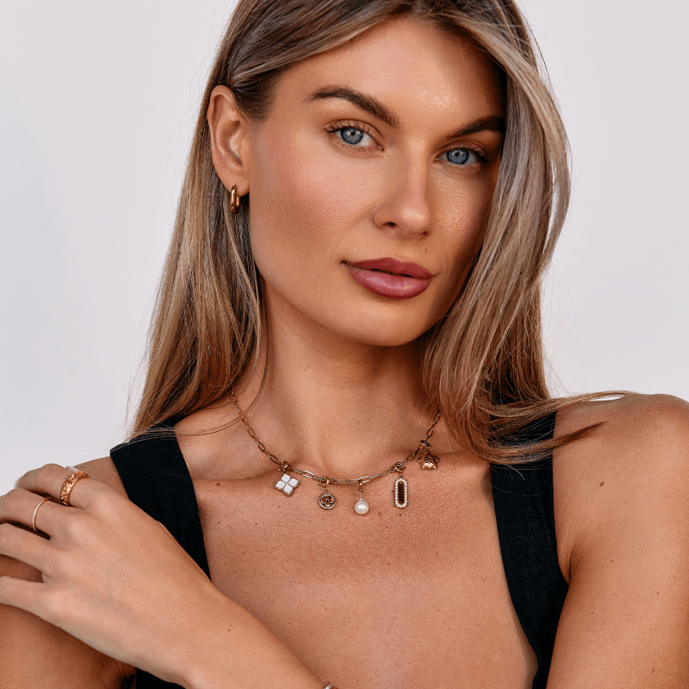 Lucky Crystal Clover Leaf Charm - Beautiful Earth Boutique