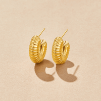 Lulu Spring Hoop Earrings - Beautiful Earth Boutique