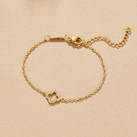 Luxe Crystal Clover Bracelet - Beautiful Earth Boutique