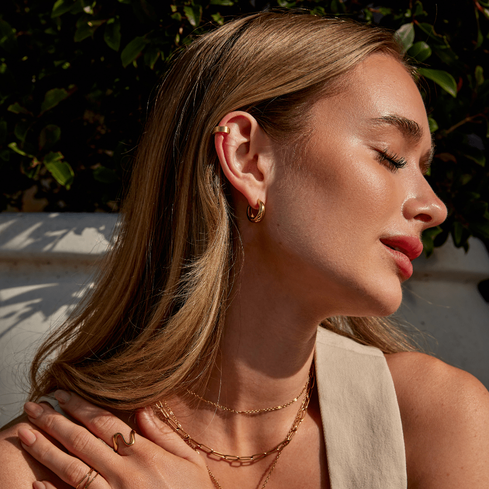 Millie Gold Earring Cuff - Beautiful Earth Boutique