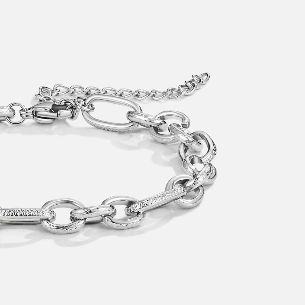 Miriam Chunky Silver Bracelet - Beautiful Earth Boutique