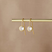 Olivia Crystal Drop Earrings - Beautiful Earth Boutique