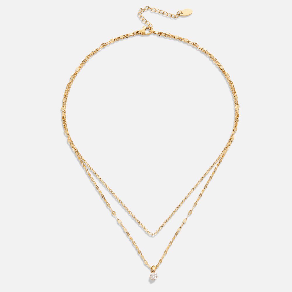 Piya Crystal Layered Necklace - Beautiful Earth Boutique