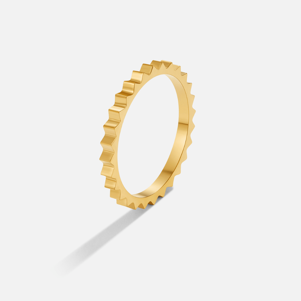 Reene Geometric Gold Ring - Beautiful Earth Boutique