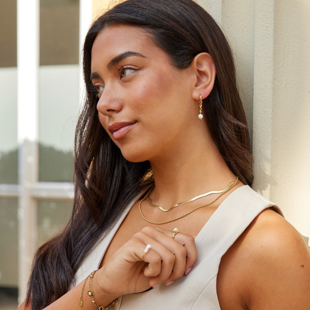 Rini Pearl Tassel Earrings - Beautiful Earth Boutique