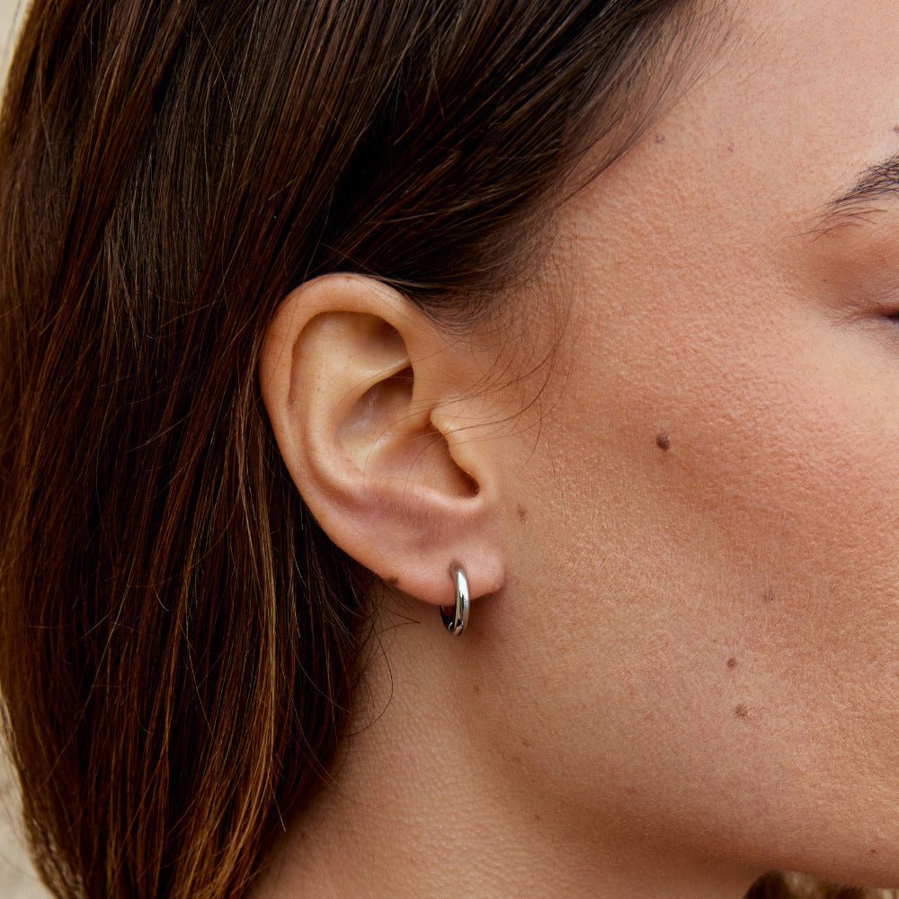 Silver Trio Mini Hoop Set - Beautiful Earth Boutique