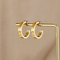 'Small Love' Hoop Earrings - Beautiful Earth Boutique