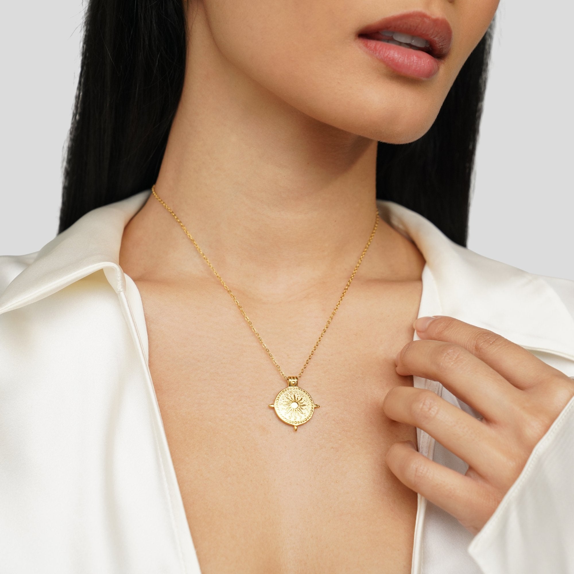 Summer Solstice Gold Necklace - Beautiful Earth Boutique