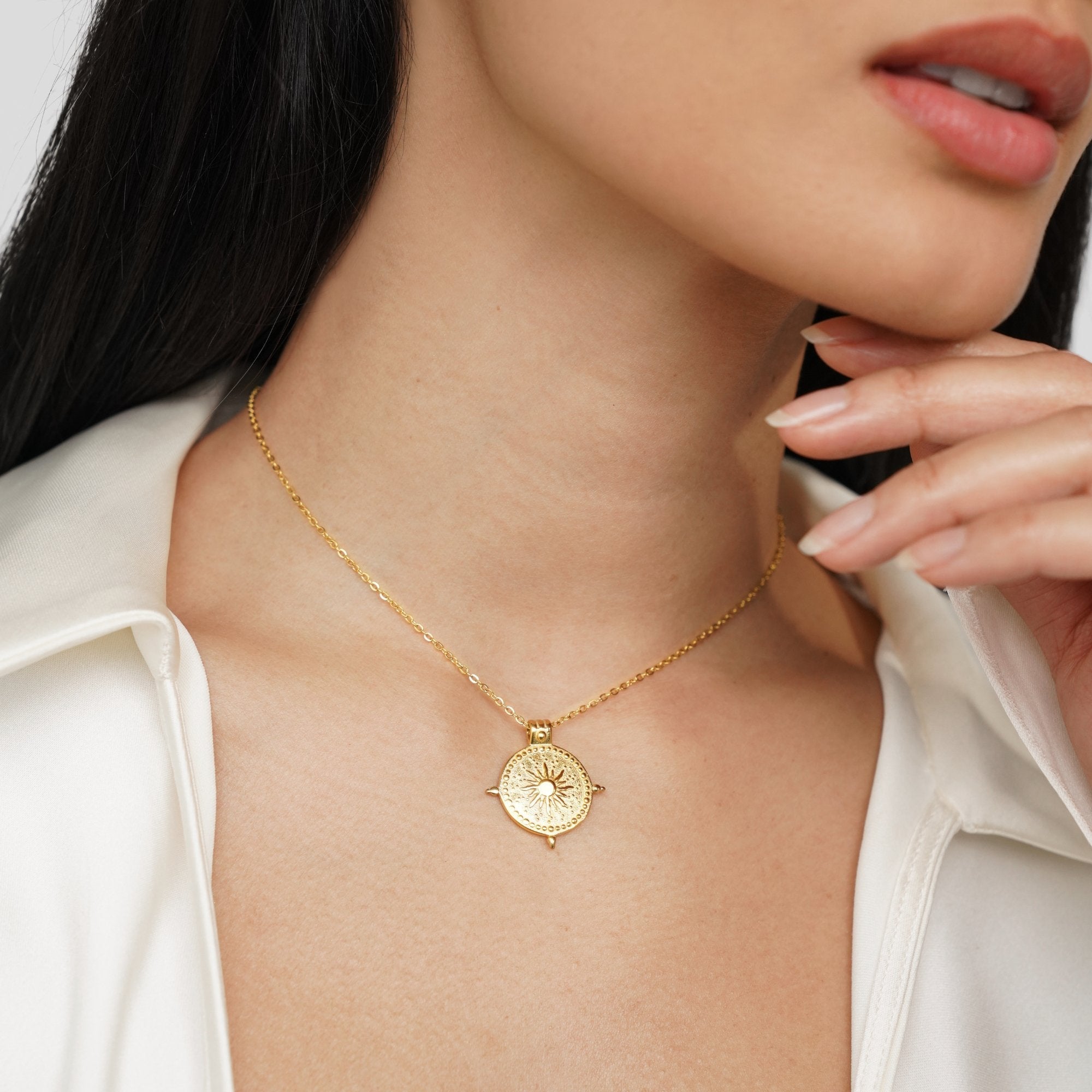 Summer Solstice Gold Necklace - Beautiful Earth Boutique