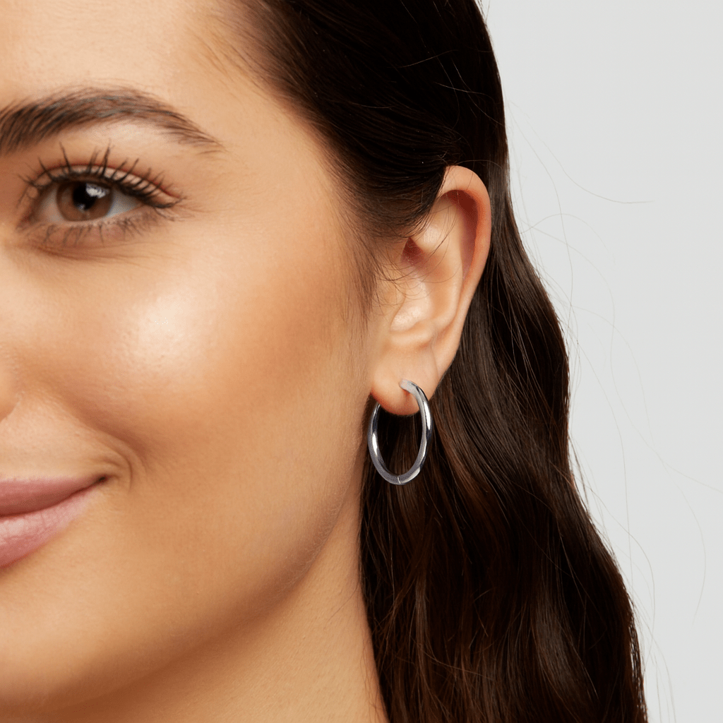 Triple Hoop Earrings Silver Set - Beautiful Earth Boutique