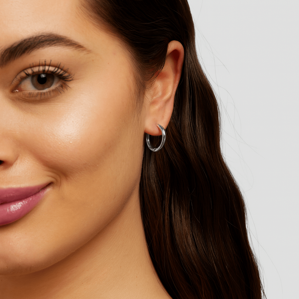 Triple Hoop Earrings Silver Set - Beautiful Earth Boutique